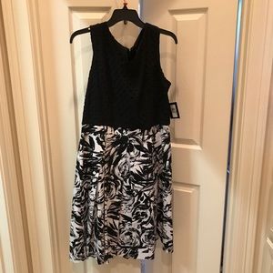 Black and White Ellen Tracy Dress - NWT